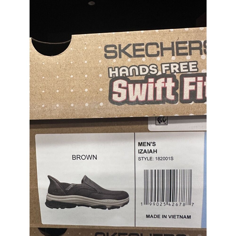Mens Skechers Hands Free Swift Fit Black Loafer sneakers Size 9 - Picture 3 of 5